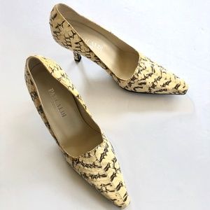 Pancaldi 1888 Snakeskin Court Shoes